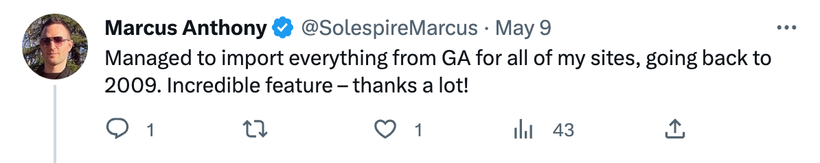 Surely not another happy customer?